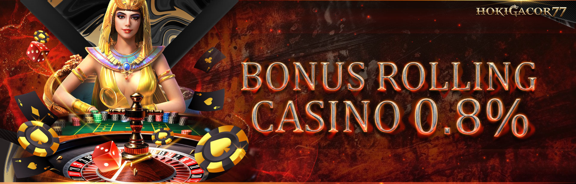 BONUS ROLLINGAN CASINO 0.8%