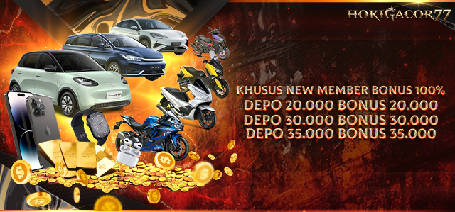 *WELCOME BONUS SLOT 100%