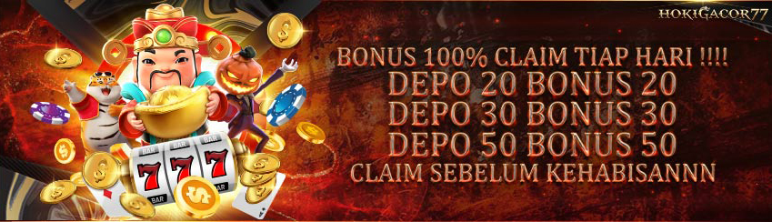 BONUS 100% KLAIM SETIAP HARI